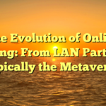 The Evolution of Online Gaming: From LAN Parties to typically the Metaverse